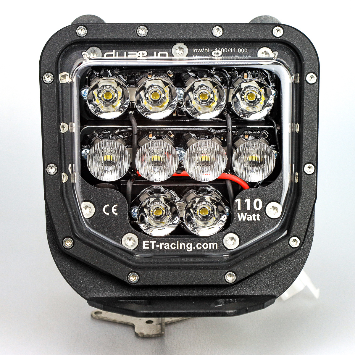 LED lamp Headlight DUAL.10 Husqvarna 2024 TBI 150-300 FE 250-501 BLACK