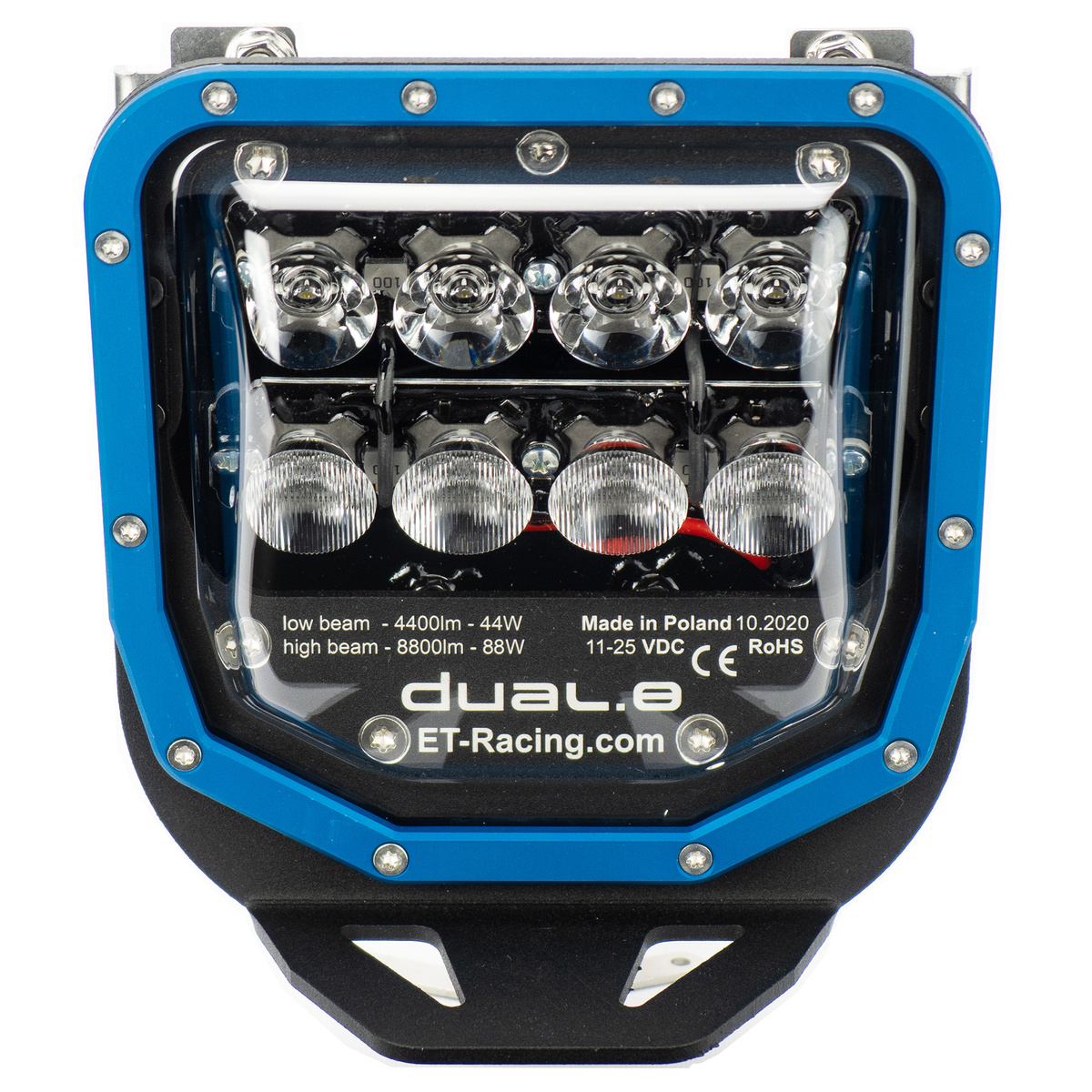 LED lamp Headlight DUAL.8 Husqvarna 2024 TBI 150-300 FE 250-501 BLUE