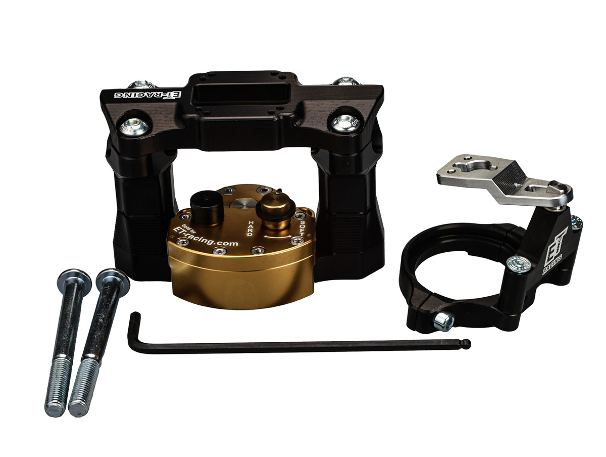 Steering Damper with Mounting Bracket integrated with Handlebar Mount for YAMAHA Tenere 700
