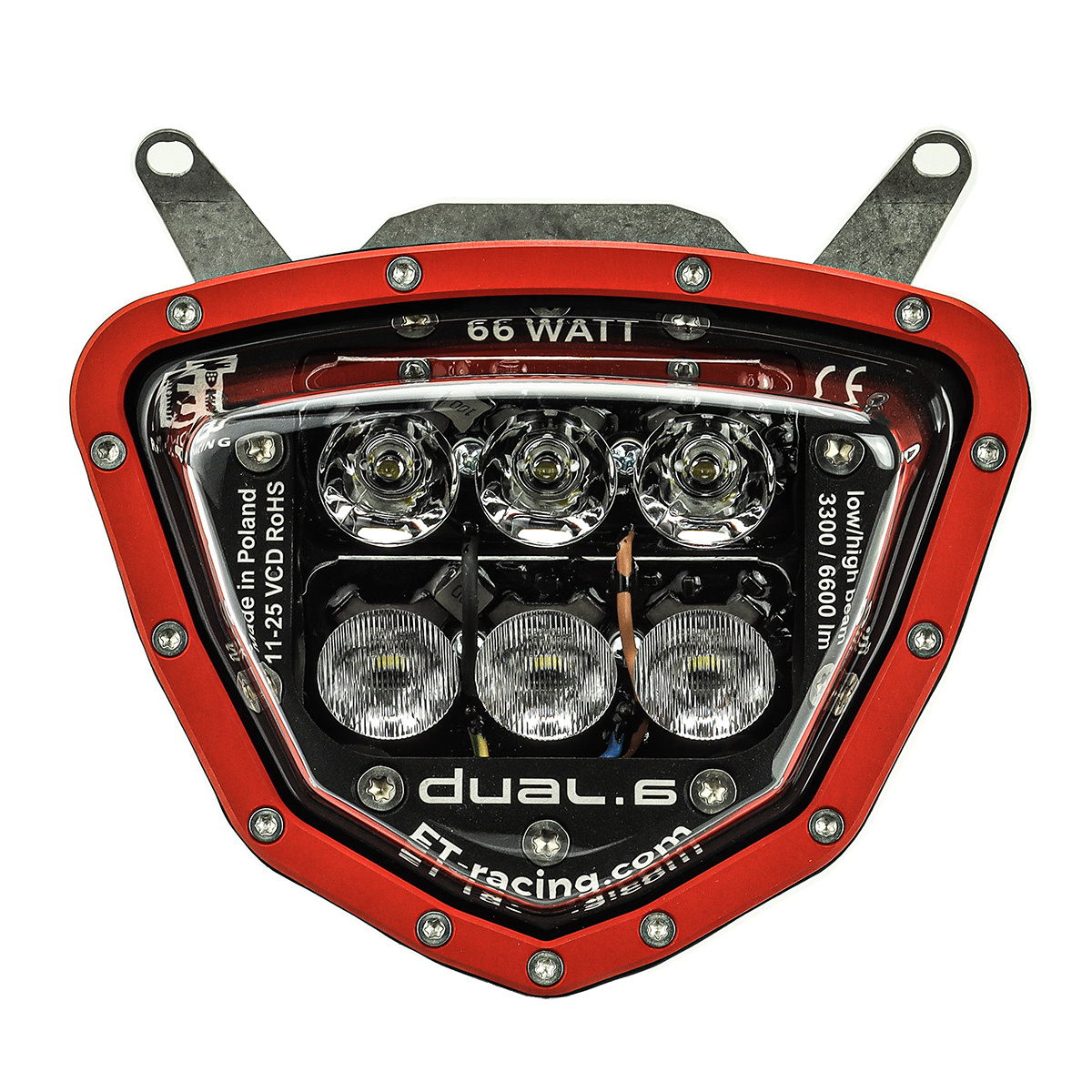 Led lamp Headlight Dual.6 Gas Gas 2021-2023 RED