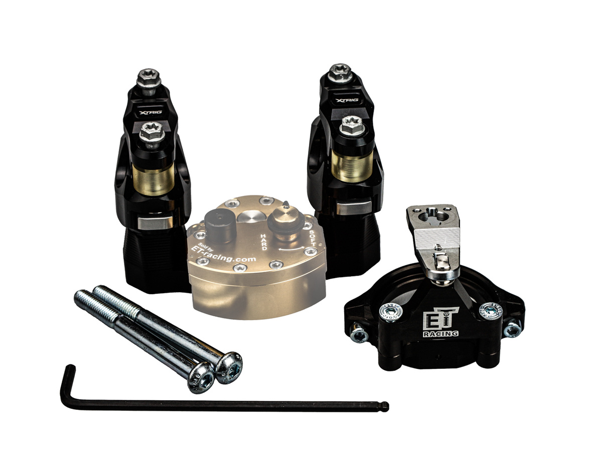 PHDS Handlebar mount with steering damper mounting bracket for YAMAHA Tenere 700