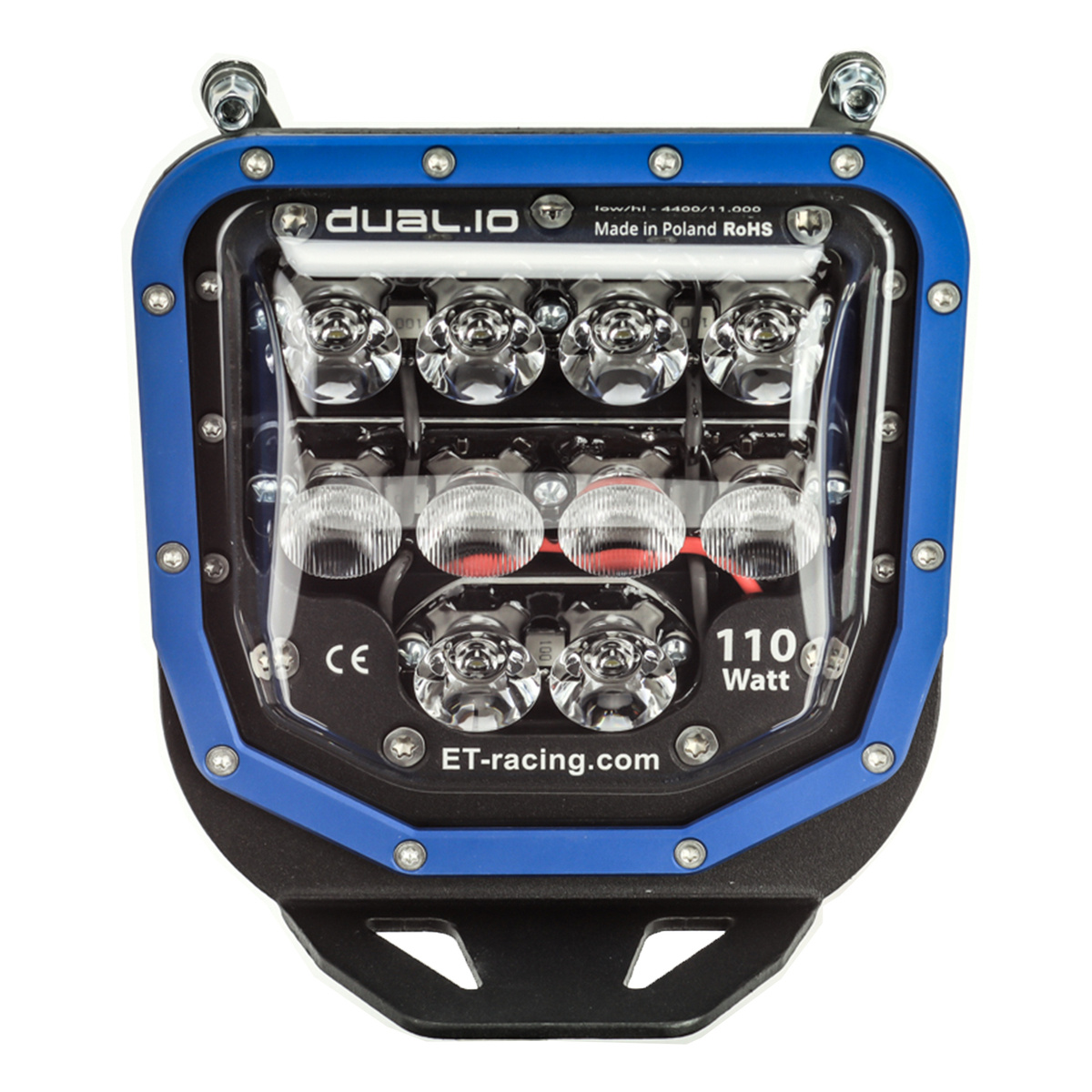 LED lamp Headlight DUAL.10 Husqvarna 2017-2023 TPI 150-300 FE 250-501 701 Enduro/SM 2017-2025 only FEUL INJECTION engine. BLUE