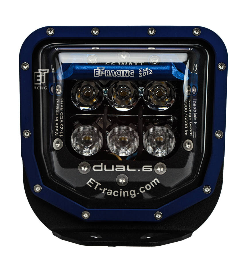 LED lamp Headlight DUAL.6 Husqvarna 2024 TBI 150-300 FE 250-501 BLUE