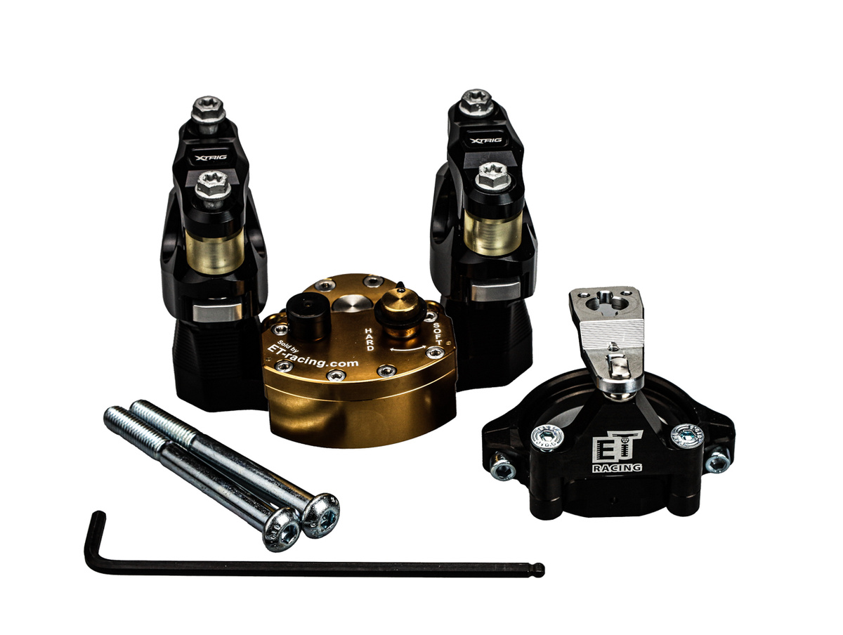 PHDS Handlebar mount with steering damper set for YAMAHA Tenere 700