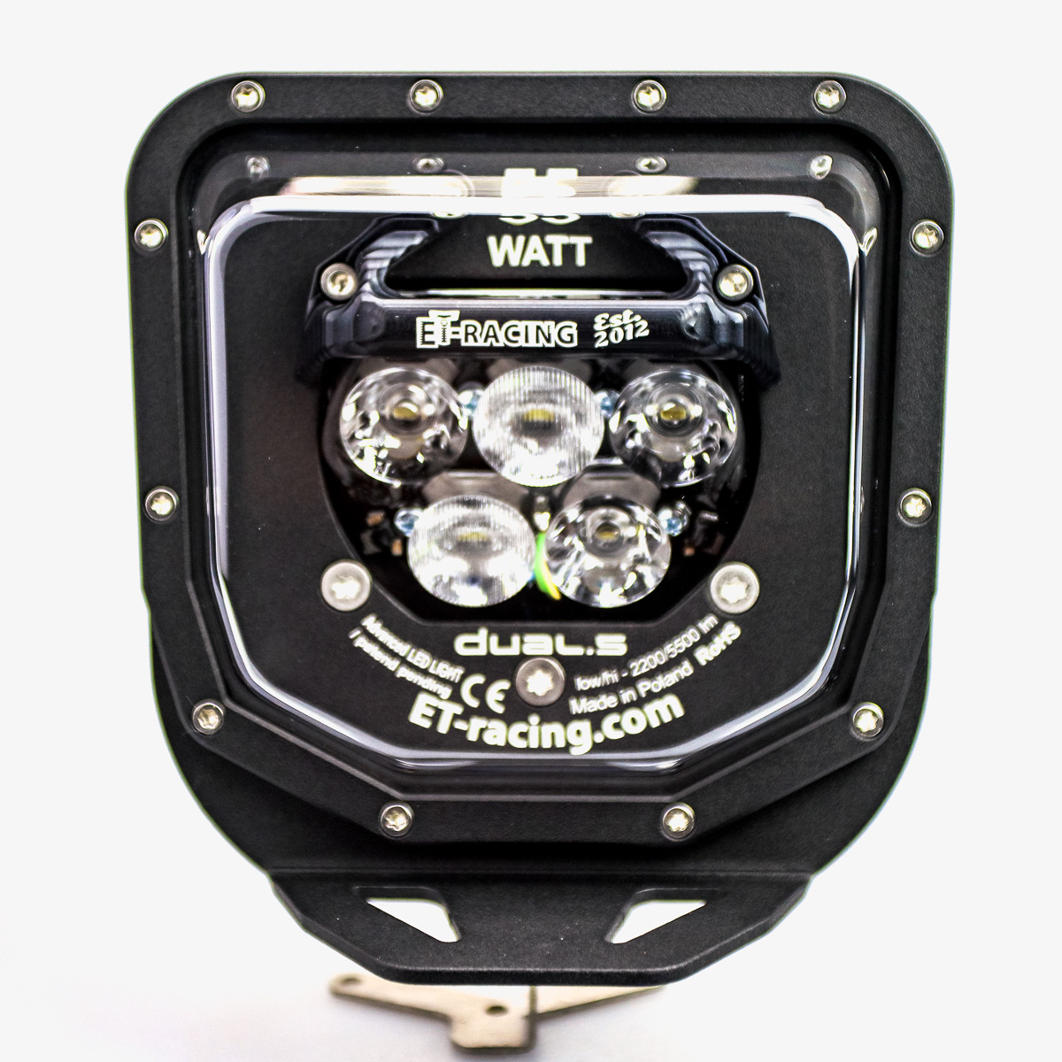 LED lamp Headlight DUAL.5 Husqvarna 2024 TE 150-300 FE 250-501 BLACK