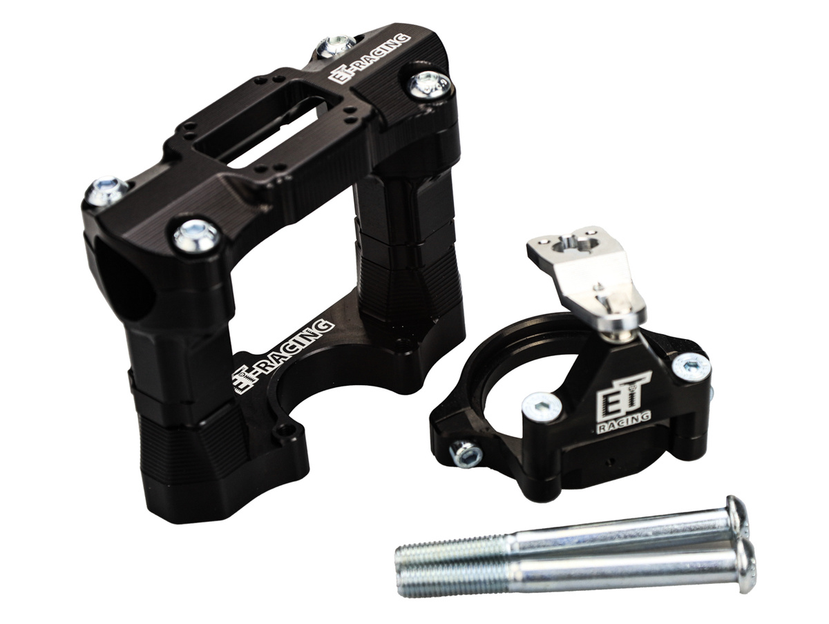 Steering Damper mount integrated with Handlebar mount for YAMAHA Tenere 700 (only mounting bracket)